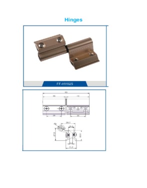 Wooden door and window handle FF-HP006