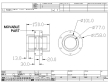 17.5kV screwable wall bushing