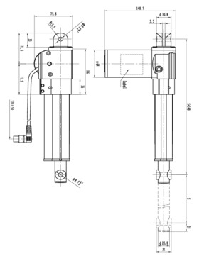 24V Automatic Electric Push Rod for Sofa