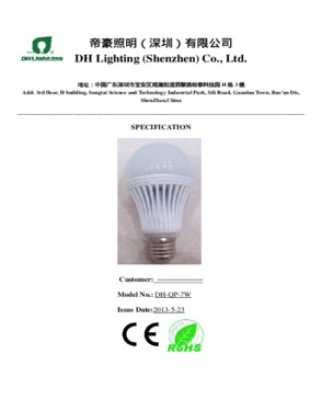 NEW 7W led bulb lighting high brightness confirm CE&amp;ROHS