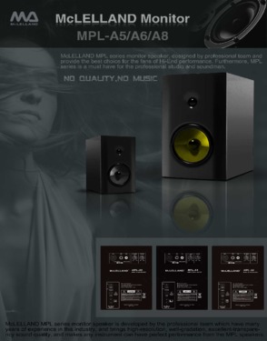 MPL-A6 6.5INCH MONITOR SPEAKER