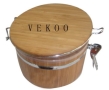 bamboo seal canister