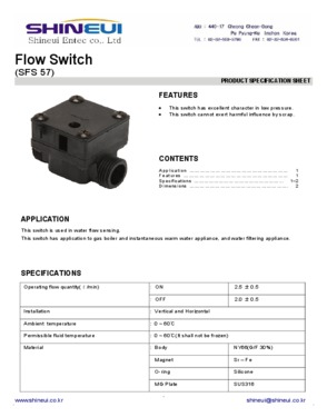 Flow switch