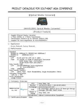 Optical Media Converter