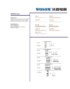 Wosom Electronic connect Accessories ( SM/C Insulator, Insulation Lugs ,Terminal, Trunking,Busbar,,Cable tie) etc