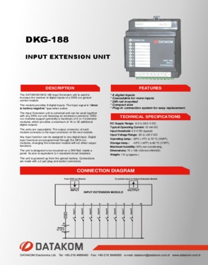 DKG 188 Input Extension unit