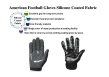 Silicone coated grip American football glove fabric