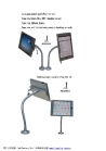 desktop wall mount locked secure frame case box for iPad mini 1/2