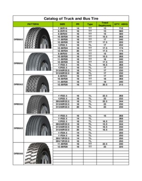 Radial Truck and Bus Tire With Warranty
