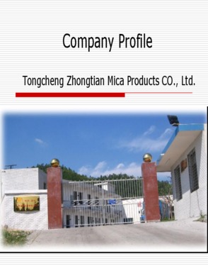 Tongcheng Zhongtian Mica Products Co., Ltd.