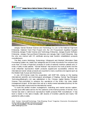 Jiangsu Sanwe Medical Science and Technology Co., Ltd