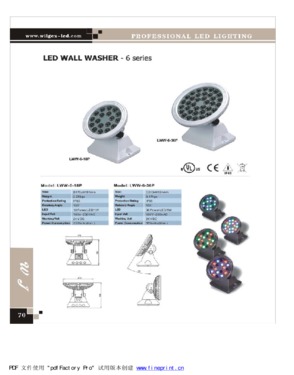 LED lighting system, RGB, high level of water proof