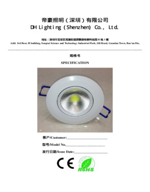 5W Desirable COB LED Ceiling lighting with High Brightness