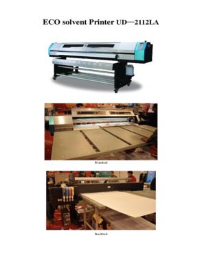 UD-211LA/2112LA eco solvent printer