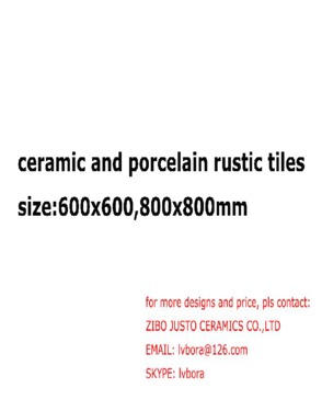 ceramic and porcelain rustic tiles