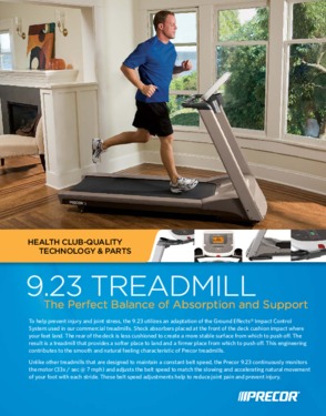 Treadmill PRECOR 9.23 Treadmill Exercise Equipment