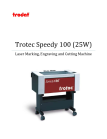 Trotec laser Engraving Marking and Cutting Machines