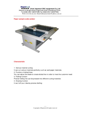 flatbed Cutting plotter cutter plotter