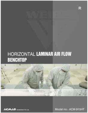 Horizontal Laminar Air Flow Bench Top