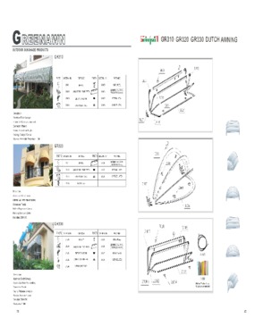 Aluminum French Awnings