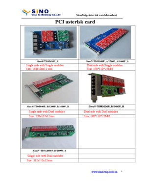 1 E1 PCI Asterisk E1 Card