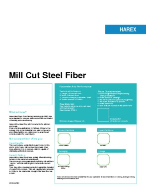 Mill Cut Steel Fiber ï¼ˆHarexï¼‰
