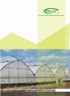 EU model Multi span plastic film greenhouse