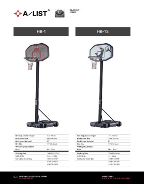 2012 Basketball Stand with spring Outdoor
