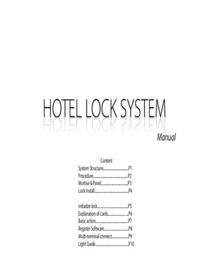 Hotel lock