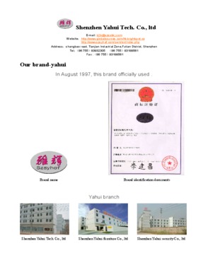 yahui Electronic Co., Ltd. of Shenzhen china