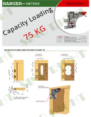 Concealed Cabinet suspension bracket selling to EURO