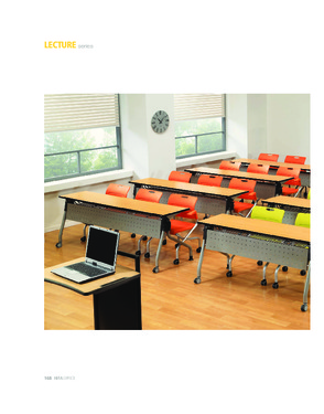 Movable Folding Lecture Table For School