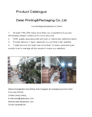 Detai Printing And Packaging Co., Ltd