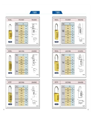 Combination brass padlock best quality by  Shandong Keep Intl Trading Co.Ltd