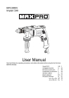 MAXPRO 850W Electric Impact Drill