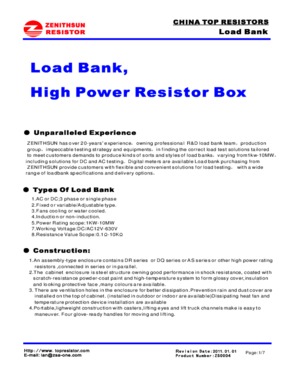 DC Variable Dummy Load Bank With Meters