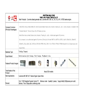 Diesel Engine NTA-855 Series For Marine