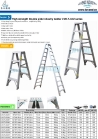 High strength Double side Industrial step ladder LVD-TJ-D2X12