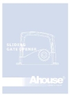 Ahouse Automatic Sliding Gate Motors/DC 24V motor for Automatic slidin