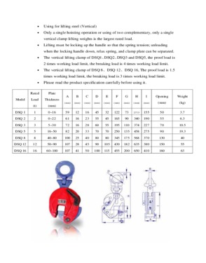3t Lifting clamp