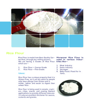 Gluten Free Rice Flour