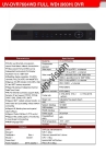 High-quality 4 CH FULL WD1 960H Realtime Standalone H.264 DVR HDMI output, Alarm, Matrix, 10/100M UIN-VISION