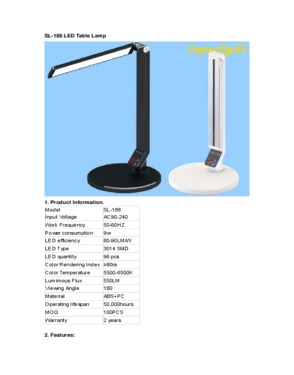 Foldable dimmable office hotel home led table lamp