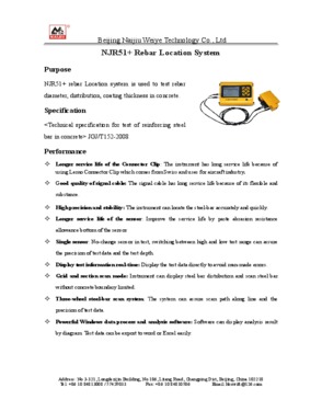 NJR51+ Rebar Location System