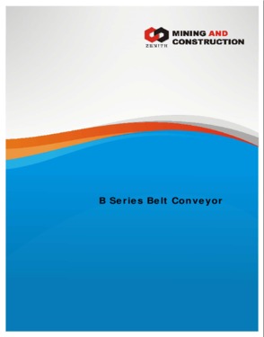 B Series Belt Conveyor