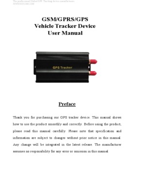 Realtime Vehicle Car GPS Tracker Drive GPS/GSM/GPRS Tracking System