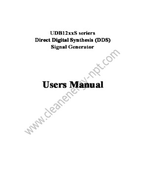 UDB1210S 10MHz with frequency sweep function Signal Generator