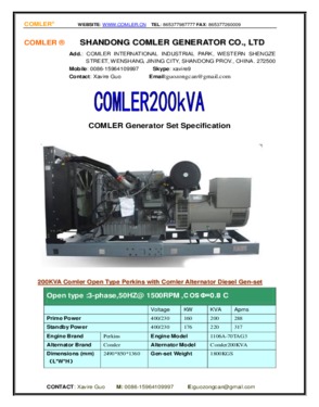 Super silent type diesel generator