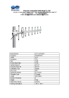 470-865MHz tv yagi antenna