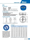 Wafer dual plate check valve